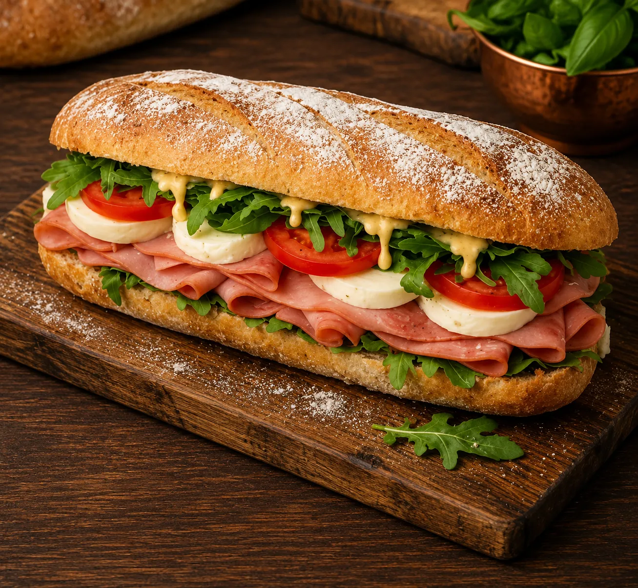 Triple Italian Sandwich at Chilliwack Pizza & Mo:Mo House in Chilliwack, BC